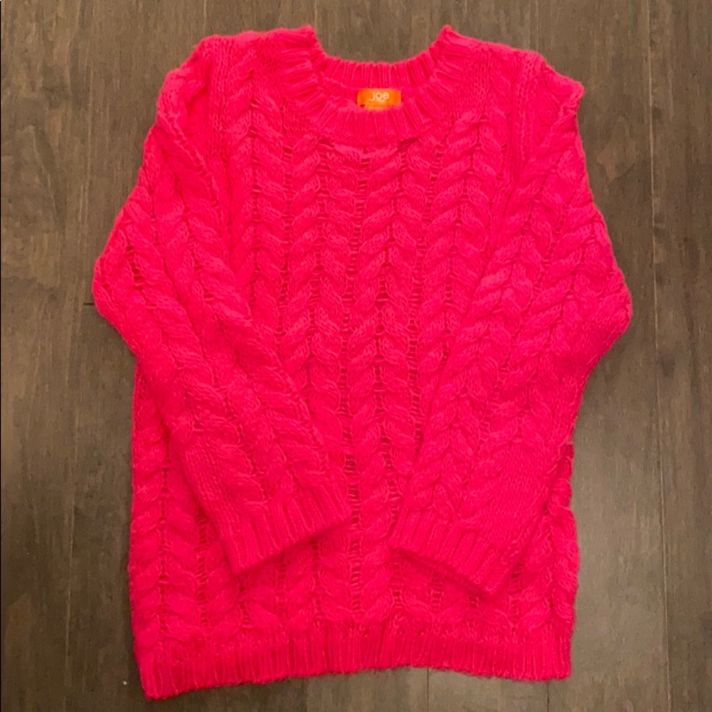 Joe Fresh Neon Pink Sweater